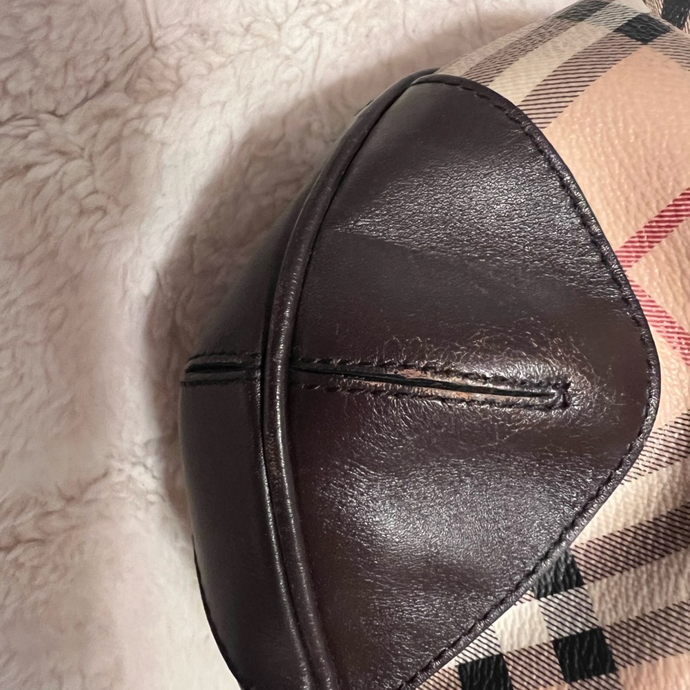 Burberry Haymarket check belted hobo - Picture 5 of 12